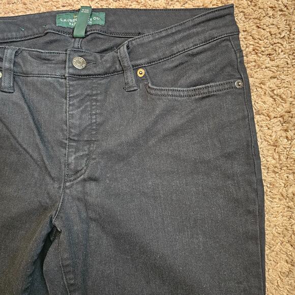 Lauren Ralph Lauren Jeans Womens 8 Modern Straight Curvy Stretch Denim Pants - Picture 3 of 14